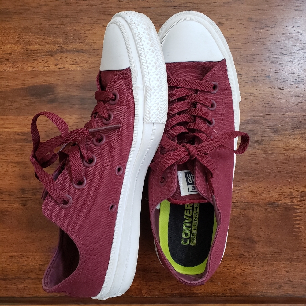Converse Chuck Taylor All Star II Sneakers Maroon - Picture 8 of 8